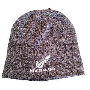 New Zealand Beanie Hat Cap Black Size Adult Unisex
